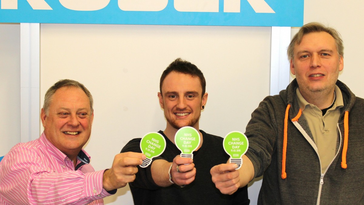Rober supports NHS Change Day