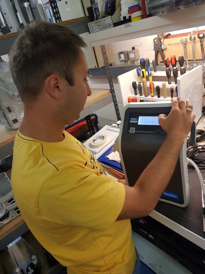 Pawel Rusin, who builds the power units for Rober